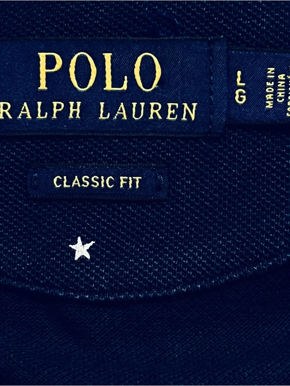 Polo Ralph Lauren Lot/2 Big Pony Polo Striped & Stars Shirt Men’s Classic Fit L